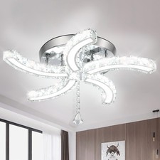 K5 Crystal LED Lamp Ceiling Light Chandelier Living Room Bedroom Pendant Light