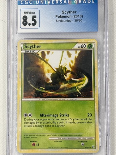 Scyther graded CGC 8.5 for sale on eBay