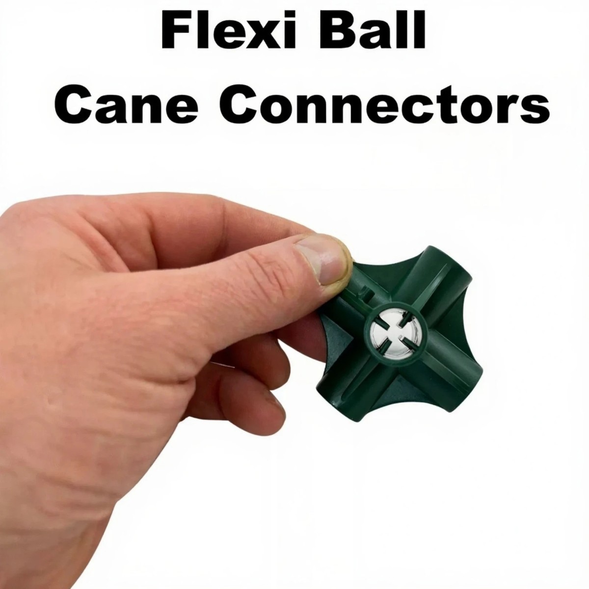 Flexi Ball Bamboo Cane Connectors Frame Caps Fruit Cage Netting Plant  Support | eBay UK