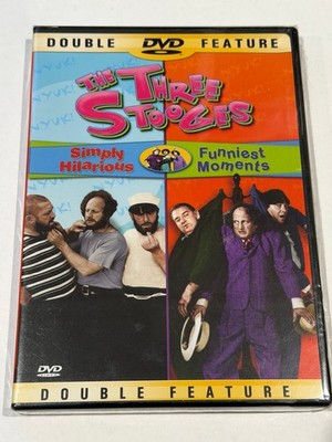 The Three Stooges Double Feature Simply Hilarious Funniest DVD Brand New Sealed