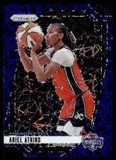 2024-25 Panini Prizm WNBA Blue Velocity Ariel Atkins Washington Mystics #56