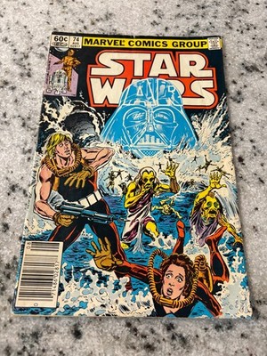 Star Wars # 74 FN Marvel Comic Book Darth Vader Luke Skywalker Jedi R2D2 5 J435