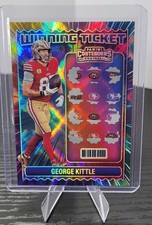 George Kittle - 2024 Panini Contenders - Silver Prizm Winning Ticket #19 