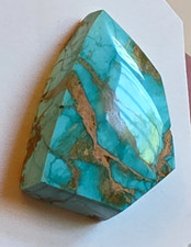 Natural Turquoise Cabochon  55 ct  (nice pattern ) AAA