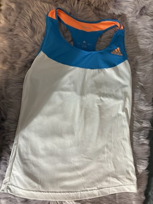 Adidas Response Racerback White Tank Top Size M