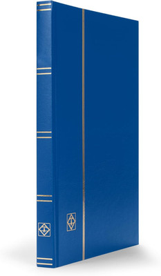 LIGHTHOUSE    BASIC  Hard Cover Stockbook for Stamps - 32 Black Cardstock 6 X9 