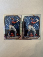 2026 Bowman #BCP-111 Carson Benge Chrome Mojo Refractor + #BCP-111 Base