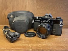 Near Mint Pentax Spotmatic SP Black Film Camera Super Takumar 35mm F/3.5 JP