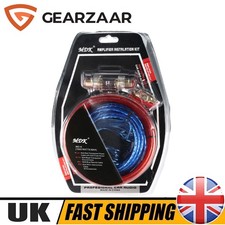 Car Audio Wiring Kit Cable Subwoofer 1500W for Edge Vibe Car Audio AMP RCA UK