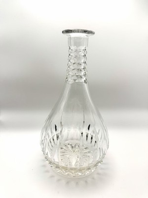 Val Saint-Lambert Belgian Cut Crystal Decanter c.1935 1955   No Stopper