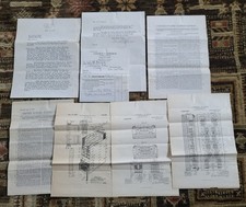 VTG 1930s Hospital Call System Patent Application Paperwork Dr John Blood CA USA
