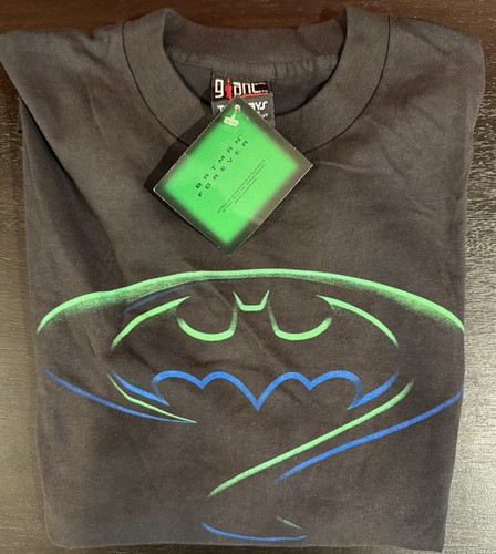 VINTAGE 1995 BATMAN FOREVER T-Shirt NEW w/ Tags - 2-SIDED; Size XL - RARE
