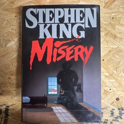 Stephen King Misery Hardcover Horror Novel Dust Jacket English First  Edition 