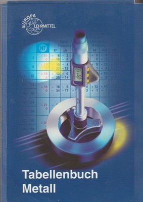 SAMMLUNGSAUFLÖSUNG Buch Tabellenbuch Metall - mit Formelsammlung (nur Paypal!)