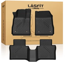 LASFIT Floor Mat for Chevrolet Impala 2014-2020 Waterproof 1st & 2nd Row Liner
