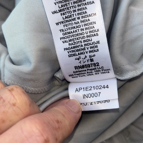 Neu mit Etikett Adrianna Papell schulterfreies Damenkleid mit Perlen Größe 4 - Bild 8 von 9