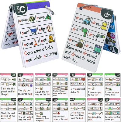 Phonics Flash Cards Sight Words Cards Kindergarten Phonics 67 Pcs