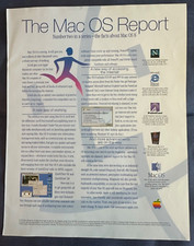 1997 Apple Macintosh "The Mac OS 8 Report" Print Ad