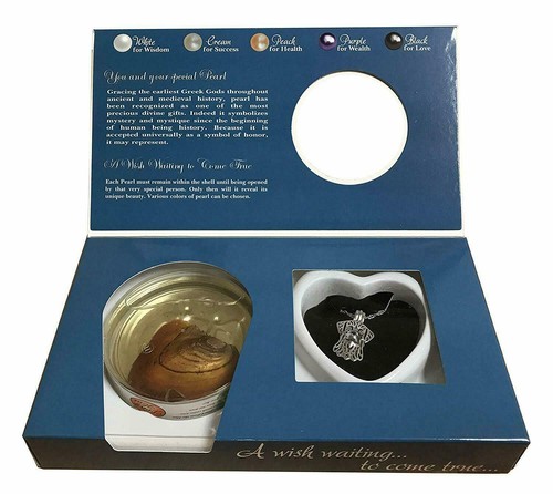 Best Friend Dog Love Wish Pearl Necklace Kit Set Culture Pearl 16" Necklace - Picture 8 of 18