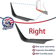 Door Mirror Arm Cover for 2018-23 Freightliner Cascadia Passenger Side Black 1PC