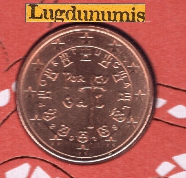 Portugal 2019 2 Centimes D'Euro BU FDC provenant du coffret BU 8000 exemplaires - Photo 1/1