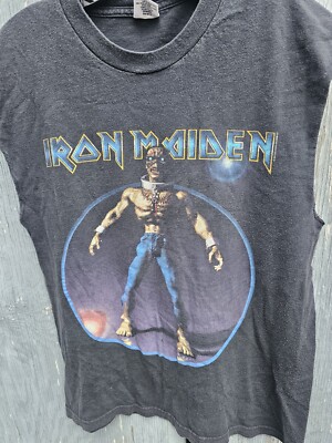 Iron Maiden L Vintage 1999 Ed Hunter World Tour T Shirt | eBay