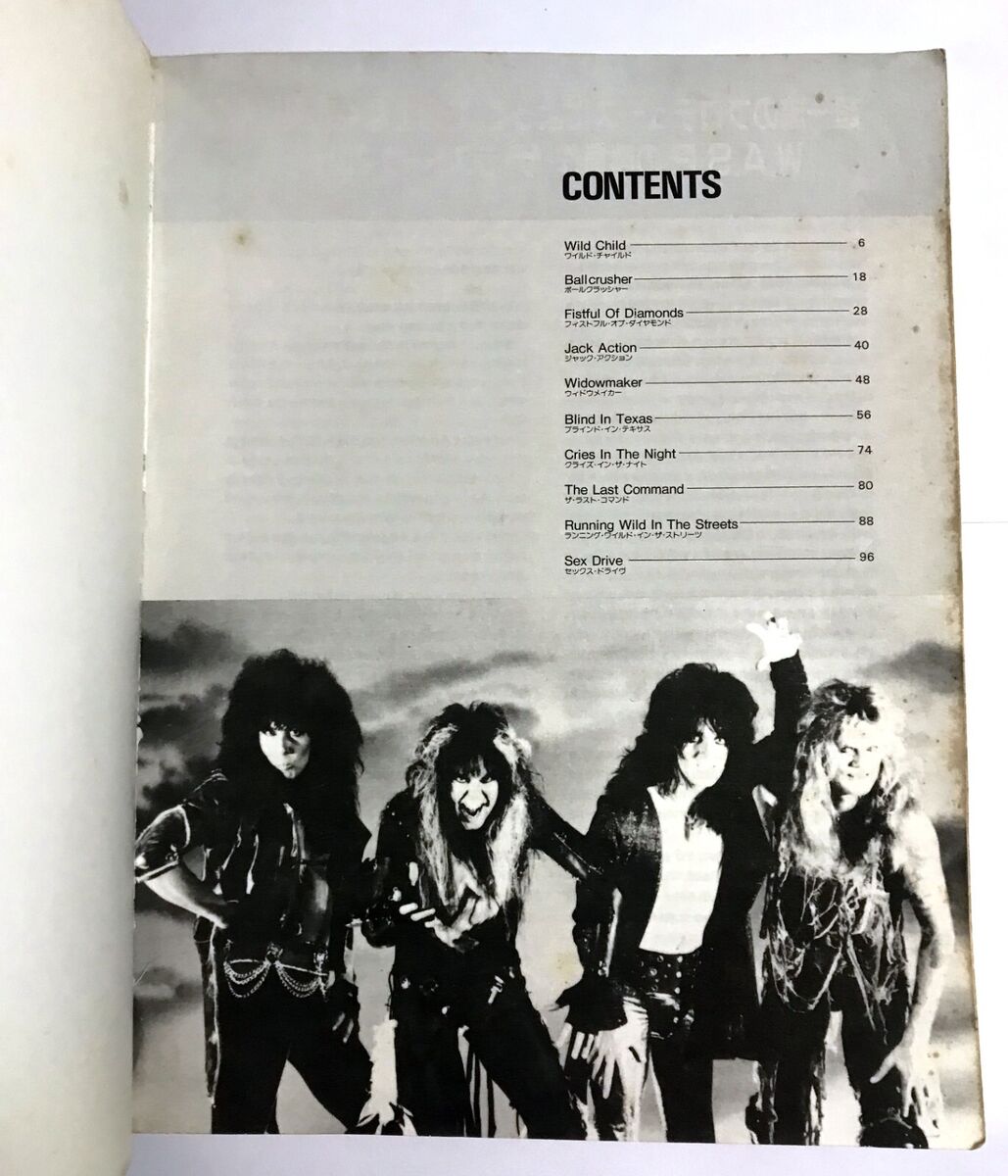 WASP THE LAST COMMAND GUITAR SCORE JAPAN TAB W.A.S.P. | eBay WASP THE LAST COMMAND GUITAR SCORE JAPAN TAB W.A.S.P. | eBay
