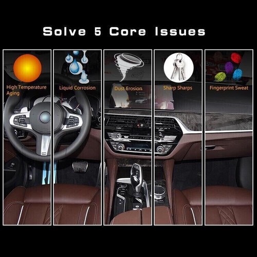 TPU Dashboard Protect Film For Infiniti Q50 2015-2022 Navigation Display Sticker - Foto 9 di 10