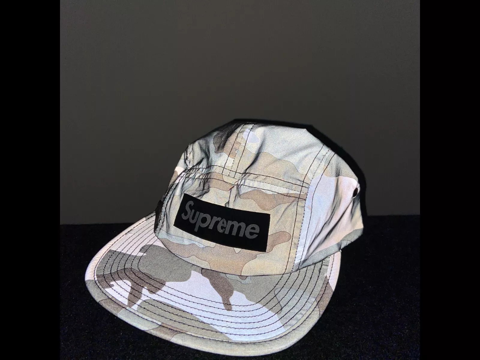 Casquette/chapeau camouflage réfléchissant Supreme 5 panneaux 
