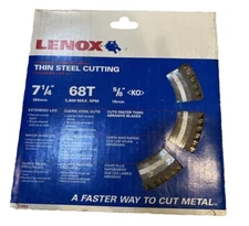 LENOX Thin-Steel Cutting Circular Saw Blade 7 1/4-inch, 68T #21883 New