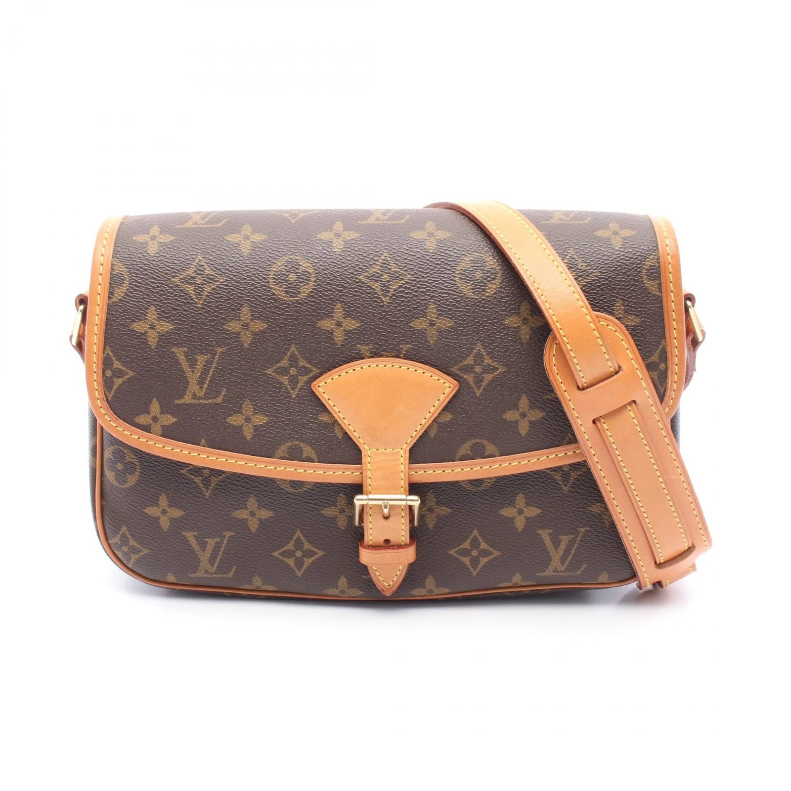 LOUIS VUITTON（LV） Borsa a tracolla Louis Vuitton Sologne M42250 Monogram tela marrone usata