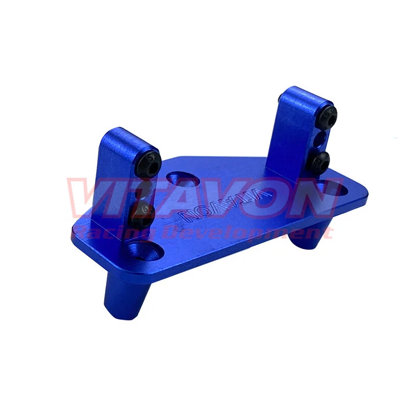 Vitavon LMT CNC Alu#7075 Servo Mount for LOSI LMT Grave Digger 1/10 Blue - Image 3 of 4