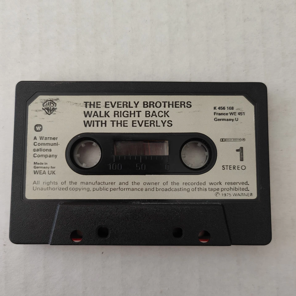 The Everly Brothers THE EVERLY’S 20 GOLDEN HITS - CASSETTE TAPE 1960s Best Of  - Image 2 of 4