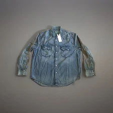 levis x denim tears western Stitch denim Shirt Size M
