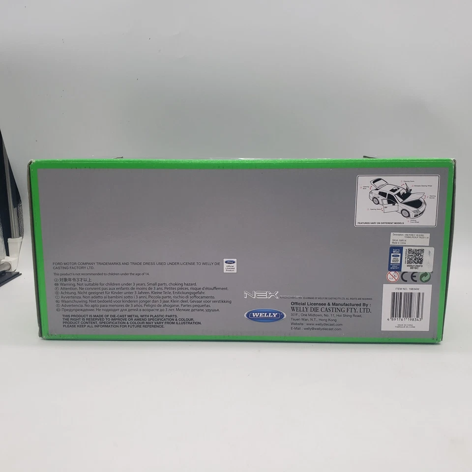 NEX WELLY 1956 FORD F-100 TOW TRUCK DIE CAST MODEL 1:18 SCALE - Image 3 of 4