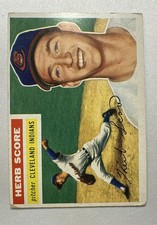 1956 Topps - Herb Score #140 White Back (RC) Rare