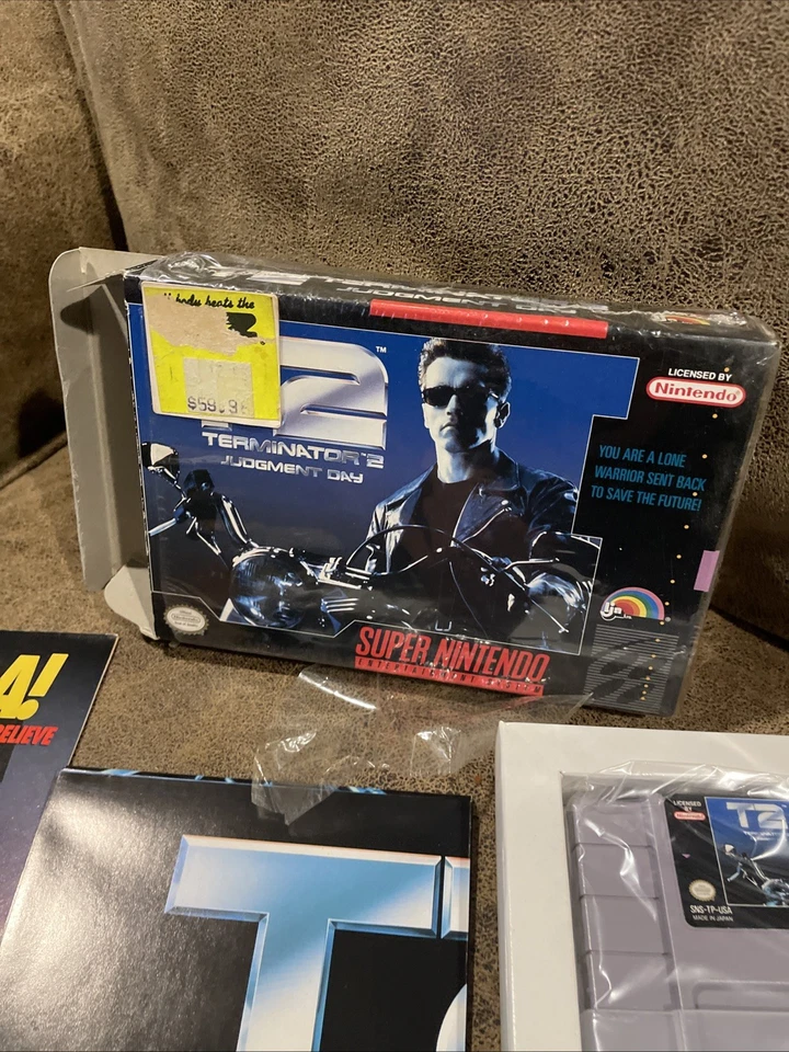 T2: Judgment Day (Super Nintendo Entertainment SysteM) Fully Cib Poster/Inserts - Image 3 of 4