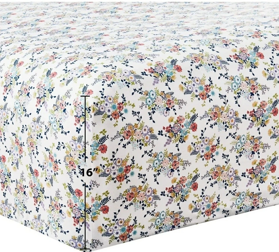 300 Thread Count, Cotton Blend, Percale, Easy Care,Sheetset,Twin/Twin XL - Image 3 of 4