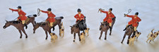 1930s Heyde Germany Lead Fox Hunt Figures Lot RARE Lot of Six Figures