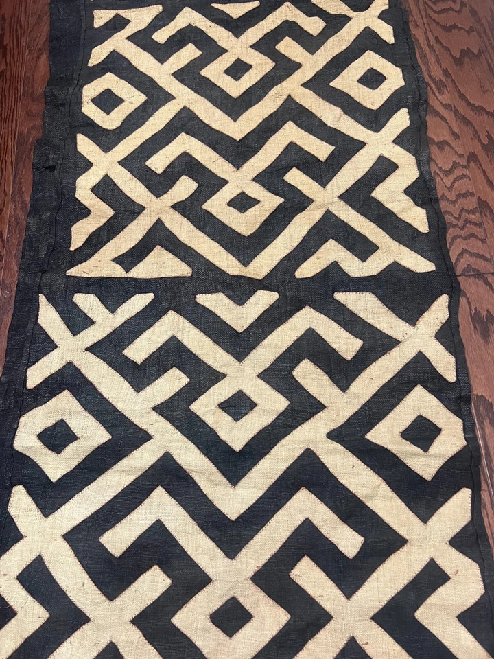 tela genuina de rafia africana (Congo) Cuba 11 pies, tejido natural hecho a mano Foto 4 de 4