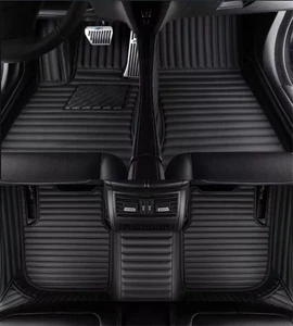 Tapis de sol de voiture tout temps personnalisé pour Tesla Tous les modèles Liners imperméables