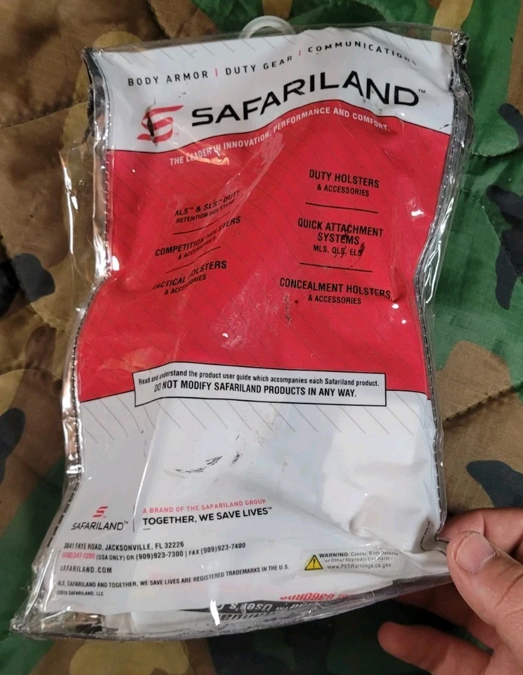 Safariland Glock 17,22,19,23,47,49,44,19x  LH Black Basket Weave For With Light  - Image 3 of 4