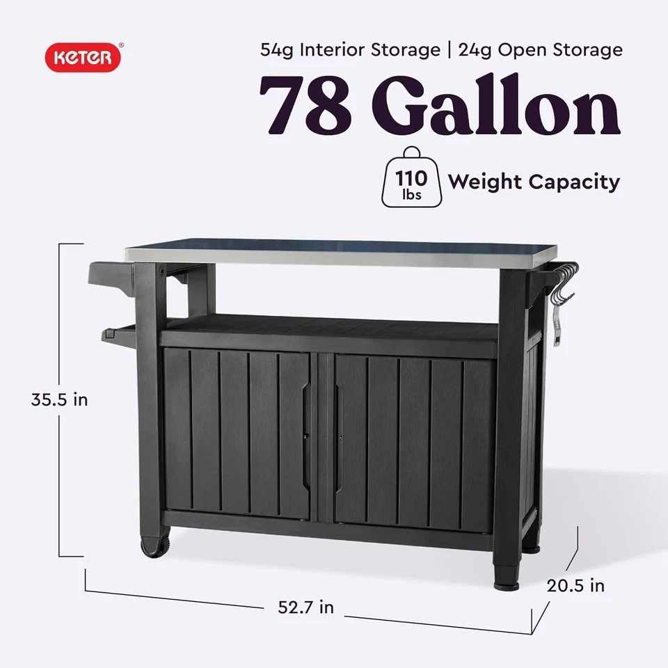 Portable Stainless Steel Outdoor Prep Table - Image 4 of 4