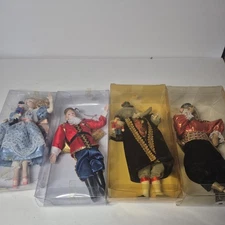 4 Smithsonian Nutcracker Ornaments Clara Nutcracker Prince Drosselmeyer Rat King