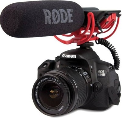 Rode VideoMic Camera-Mount Shotgun Microphone with Rycote Lyre Shock Mounting