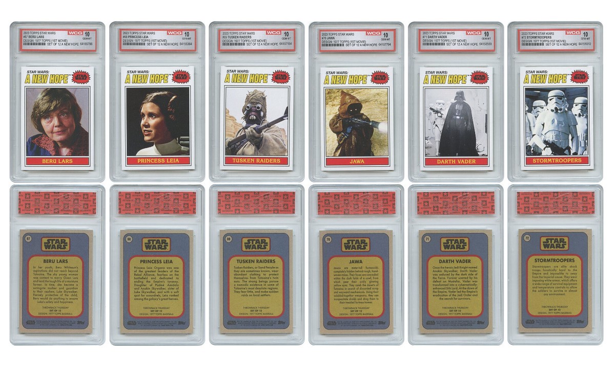 1977年製!STAR WARSカード·ソロ&レイア·2枚セット② 1977年製!STAR WARSカード·ソロ&レイア·2枚セット②