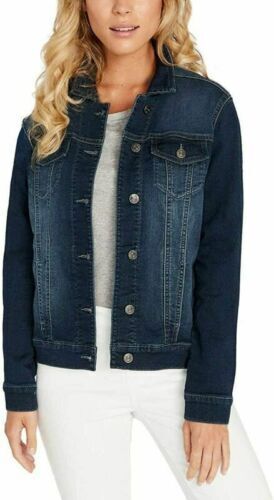 JUDYBRIDAL Oversize Denim Jacket for Women Ripped Jean Jacket