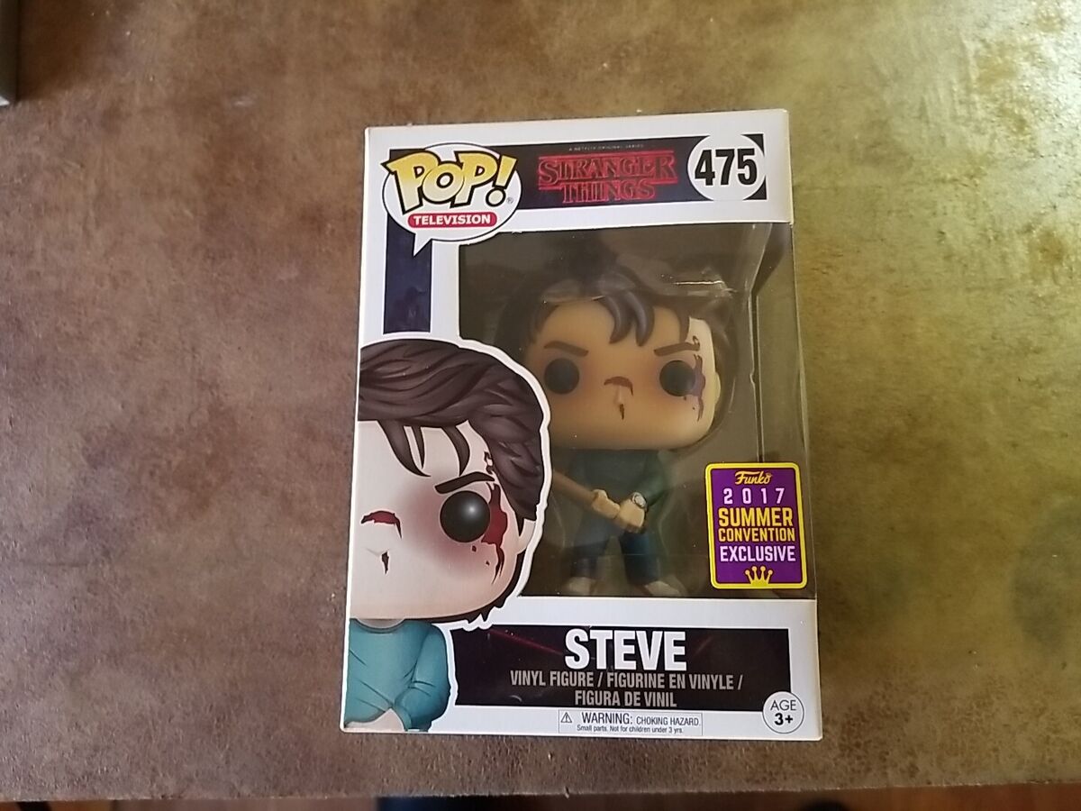 Funko Pop! Stranger Things - Steve Harrington (w/ Bat) #475 Funko Pop! Stranger Things - Steve Harrington (w/ Bat) #475