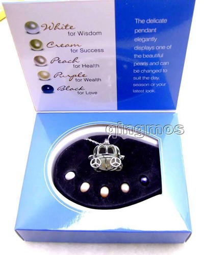 Nuevo Collar Colgante Wish Pearl 15 mm Carro Plata S925 para Mujer Gargantillas 16 - Imagen 2 de 14