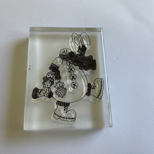Provo Craft Snowman stamper Christmas crafting card making arts scrapbooking - Afbeelding 1 van 5